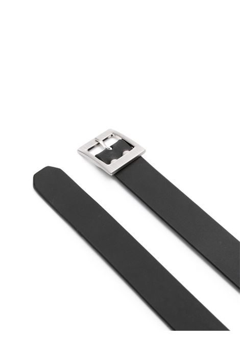 Cintura con fibbia con logo in nero Rick owens - donna RICK OWENS | RA02E0779LGE09